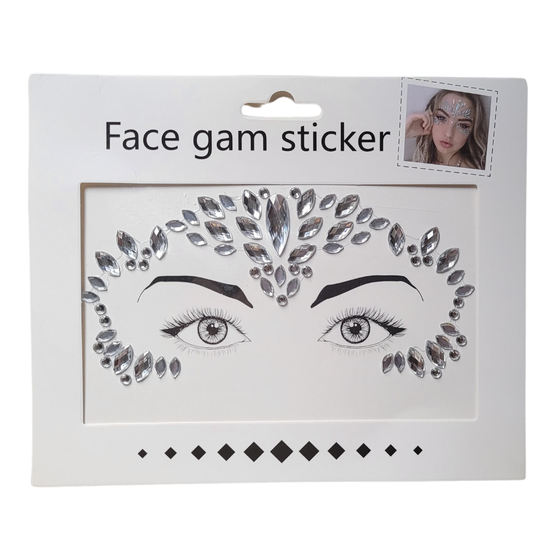 Stickers Cara Plateado