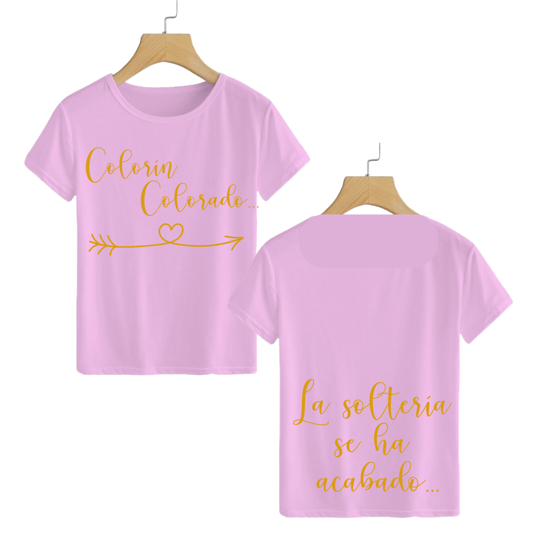 Polera Colorín Colorado... La soltería se ha acabado!