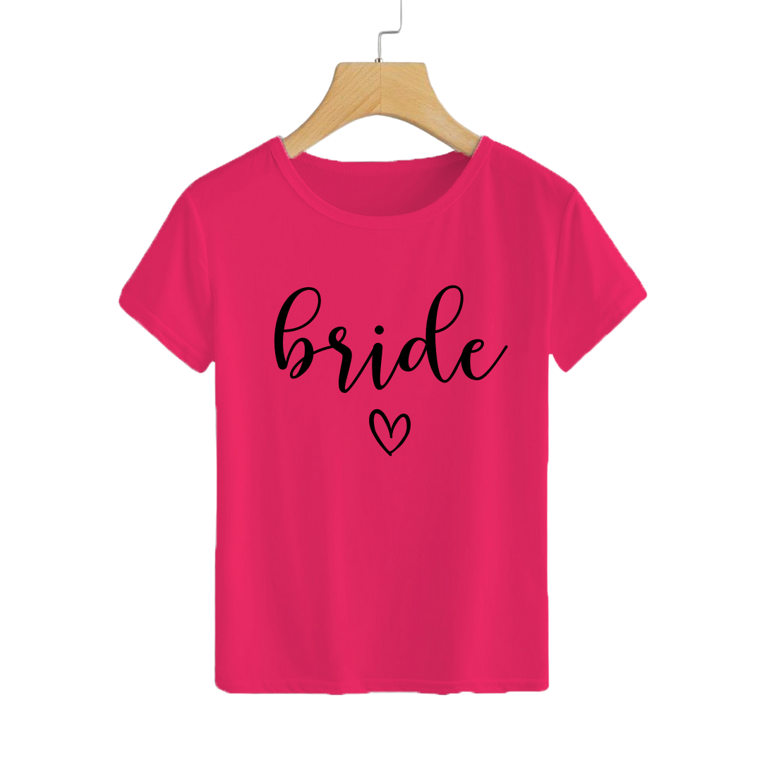 Polera Bride Corazón Fucsia