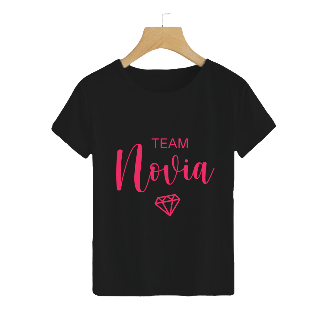 Polera Team Novia Negro