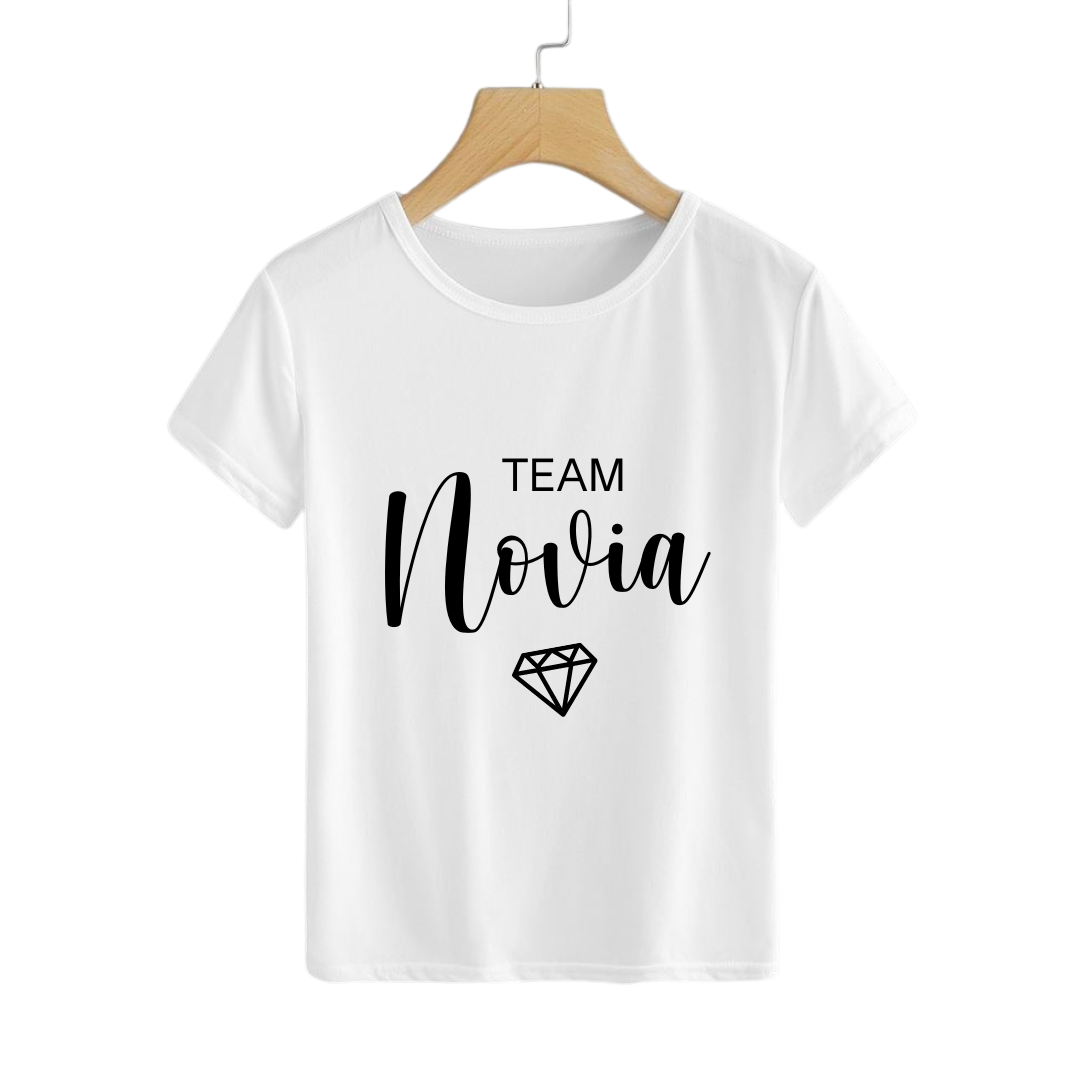 Polera Team Novia Blanco