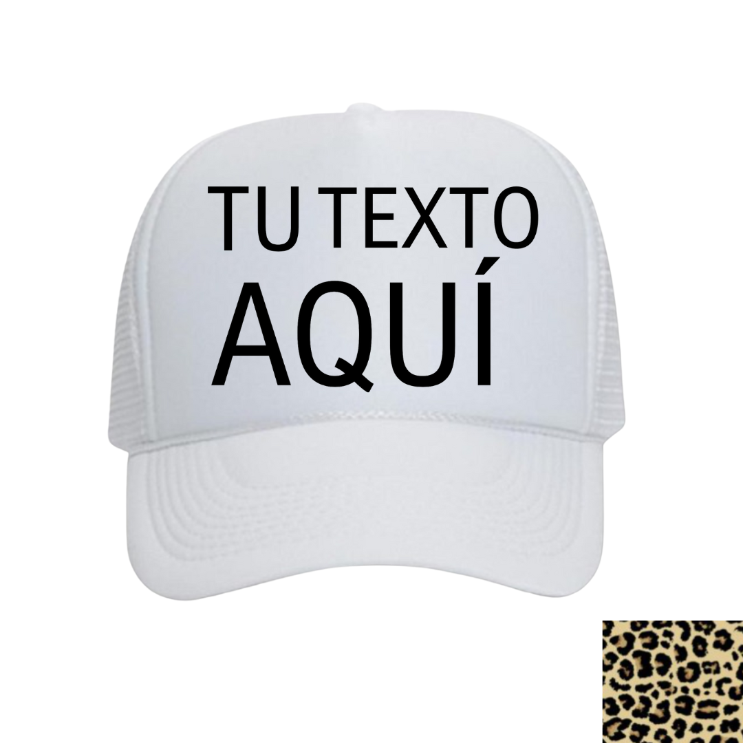 Jockey Personalizado Blanco