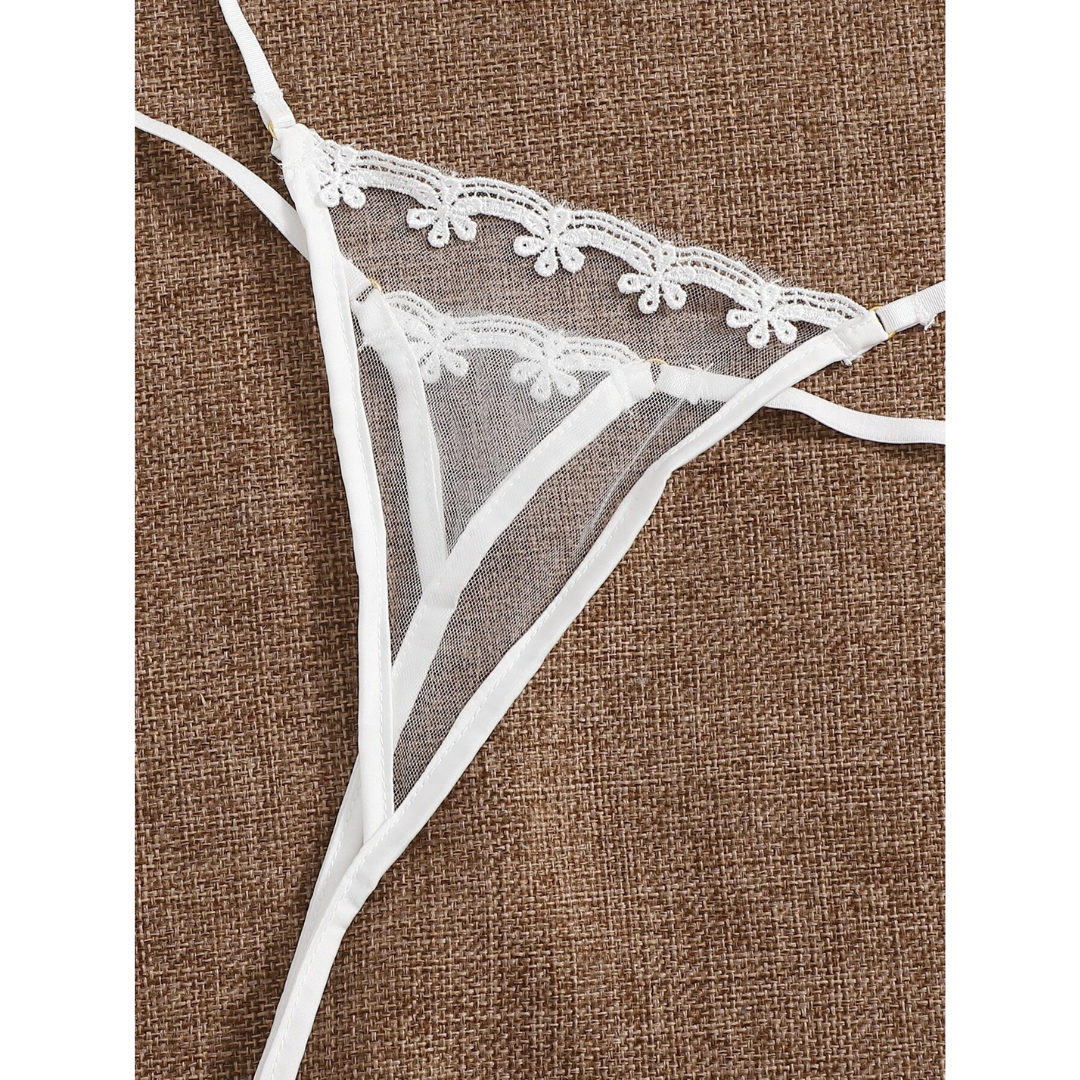 Conjunto de Lencería Blanca Novia