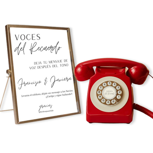 Audio Guest Book "Voces del Recuerdo"