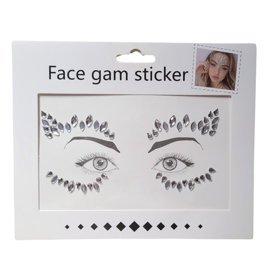 Stickers Cara Plateado