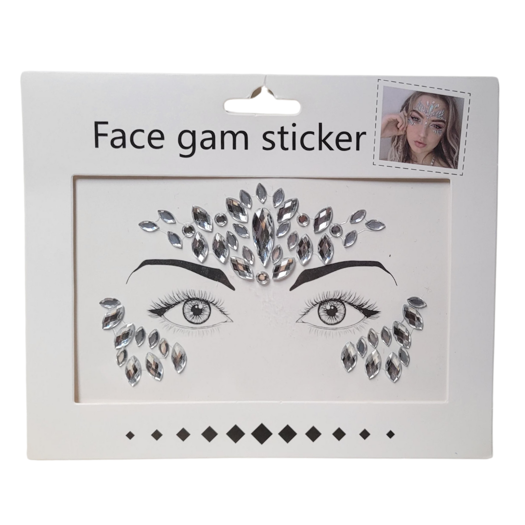 Stickers Cara Plateado