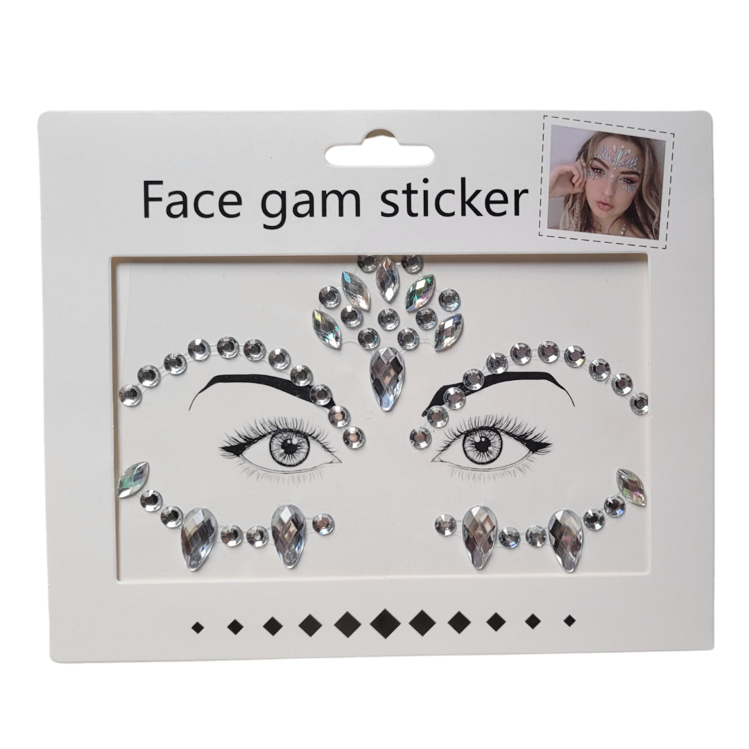 Stickers Cara Plateado
