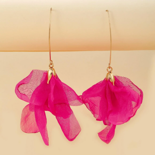 Aros Alicia Fucsias