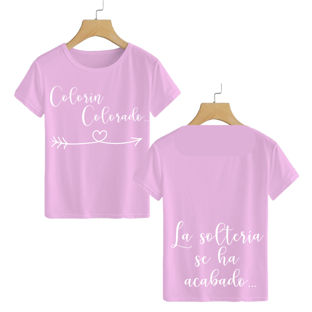 Polera Colorín Colorado... La soltería se ha acabado!