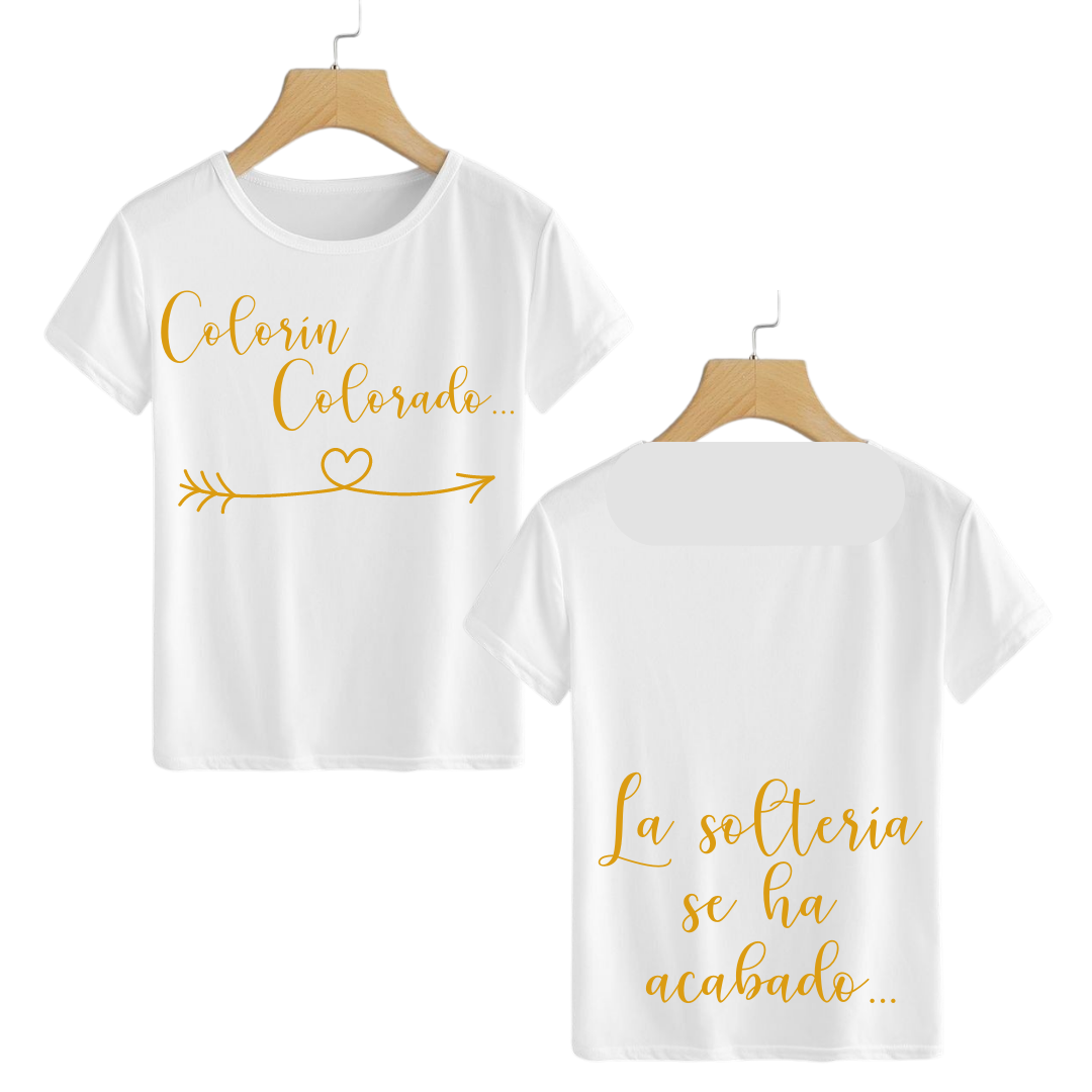 Polera Colorín Colorado... La soltería se ha acabado!