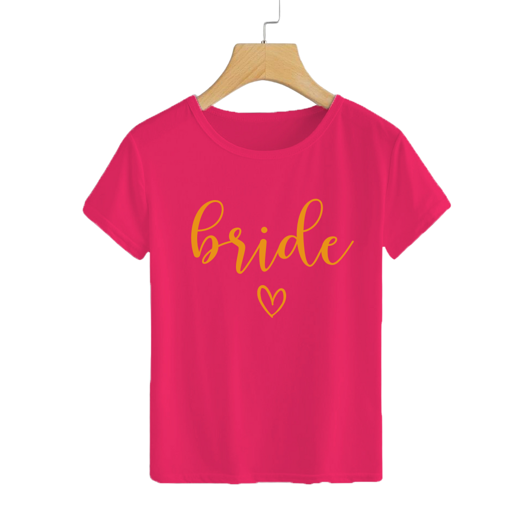 Polera Bride Corazón Fucsia