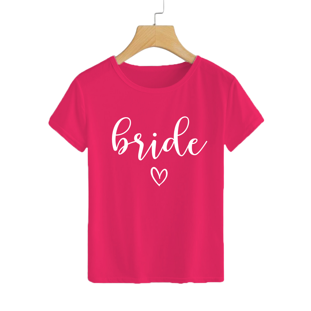Polera Bride Corazón Fucsia