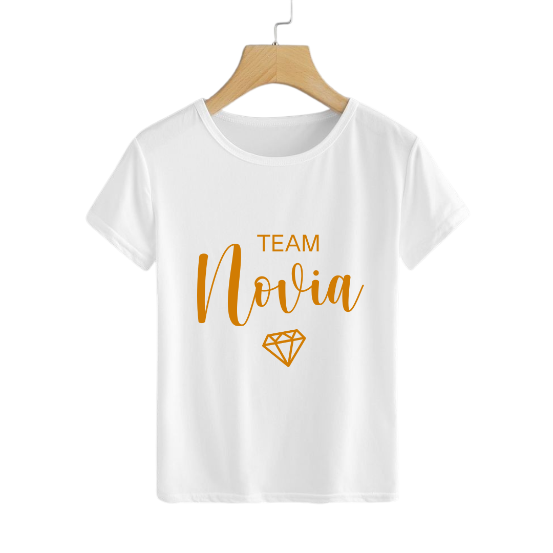 Polera Team Novia Blanco