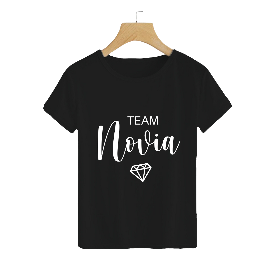Polera Team Novia Negro
