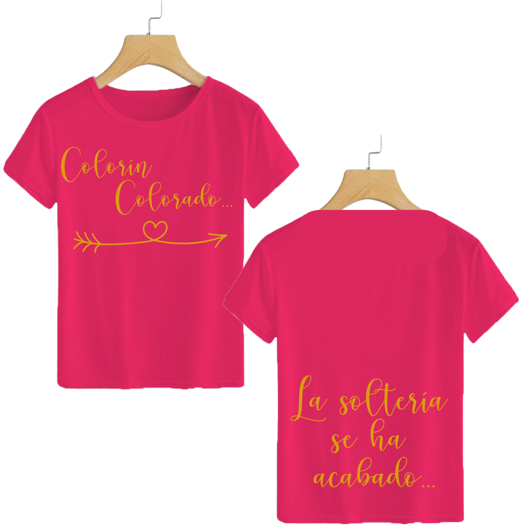 Polera Colorín Colorado... La soltería se ha acabado!
