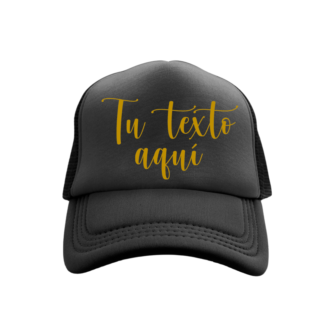 Jockey Personalizado Negro