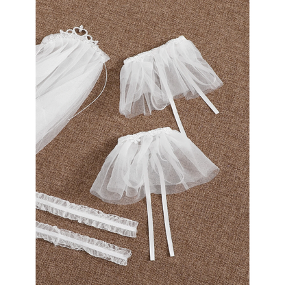 Conjunto de Lencería Blanca Novia